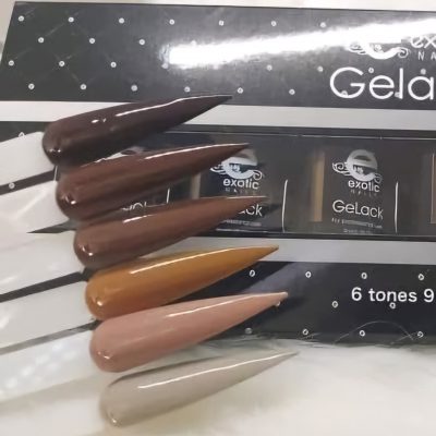 Gama Gelack Exotic Nails 6 tonos Chocolate