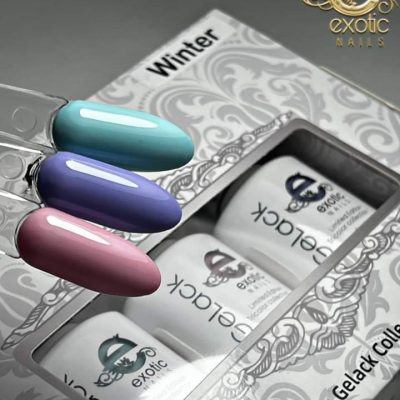 Gama Gelack Tricolor  Exotic Nails Winter