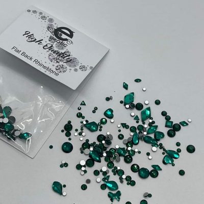 Cristal Luxury Mix Esmeralda Exotic Nails