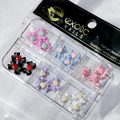 Cajita Moñitos coquette Exotic Nails