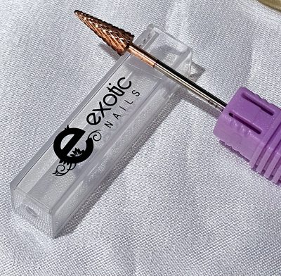 Punta Exotic Nails Cónica Rose Gold