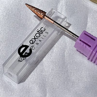 Punta Exotic Nails Cónica Rose Gold