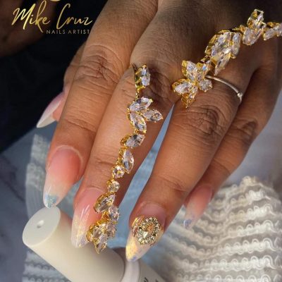 Accesorio Exotic Nails Guía dorada para tomar fotografías Color plata