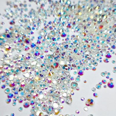 Cristal Mix Lovely Nails Transparente Ab