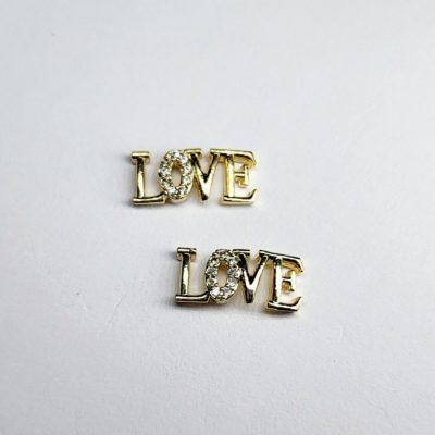 Par de dijes LOVE Lovely Nails