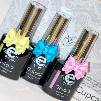Gama Gelack Tricolor Exotic Nails Cupcake