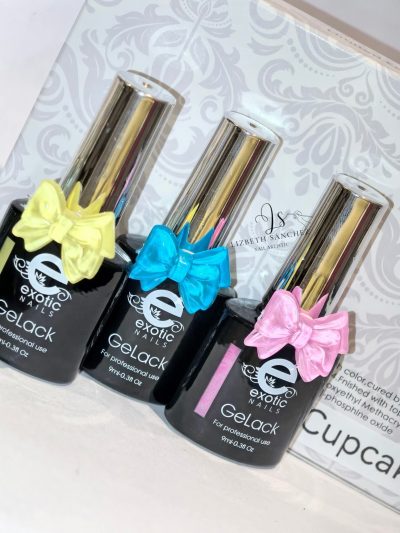 Gama Gelack Tricolor Exotic Nails Cupcake