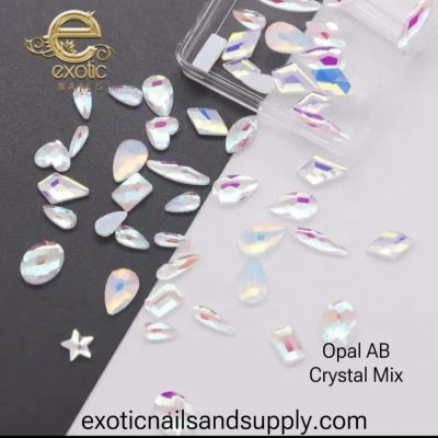 Cristal Mix de Figuras Opal Ab Exotic Nails