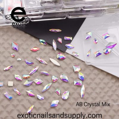 Cristal Mix de Figuras tornasol Exotic Nails