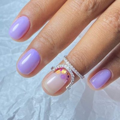 Anillo Exotic Nails Plata para fotografia