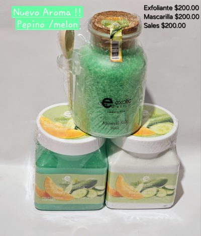 Luxury Spa Exotic Nails Kit Pepino /Melon
