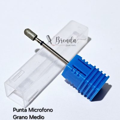 Punta Diamante Microfono corta Grano medio