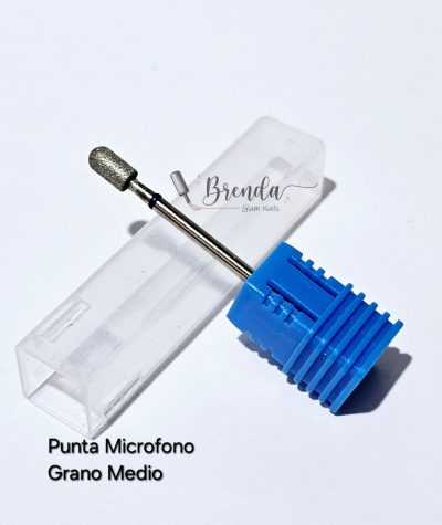 Punta Diamante Microfono corta Grano medio