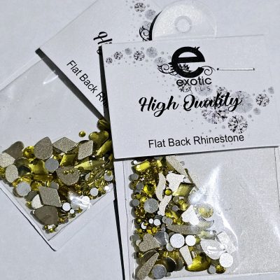 Cristal Luxury Mix Citrine (amarillo)Exotic Nails