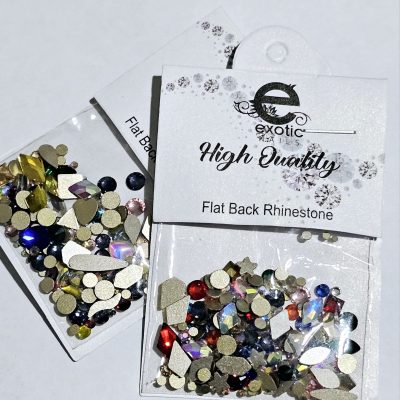 Cristal Luxury Mix Multicolor Exotic Nails