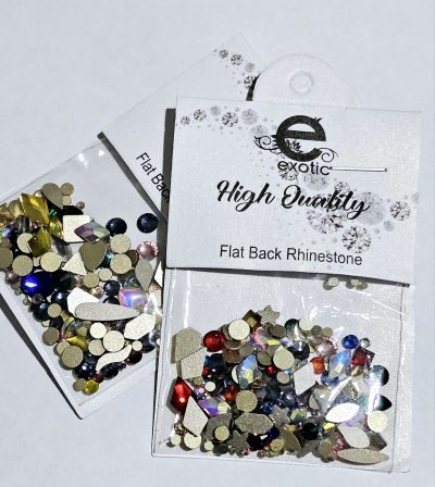 Cristal Luxury Mix Multicolor Exotic Nails