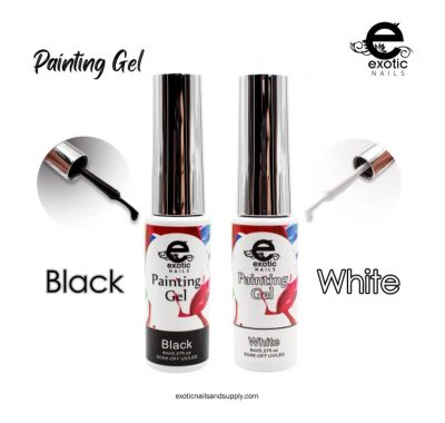 Dúo linner Gel Black & White Exotic Nails