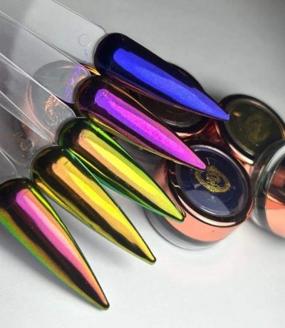 Pigmento Multicromatico Dorado Lovely Nails