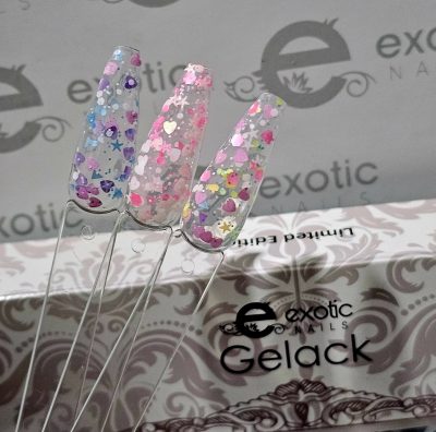 Gama Gelack Tricolor Exotic Nails NUEVA Fun