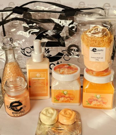 Luxury Spa Exotic Nails Kit Aroma Naranja