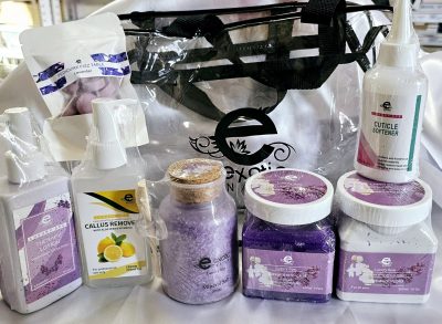 Luxury Spa Exotic Nails Kit Lavanda/orquidea