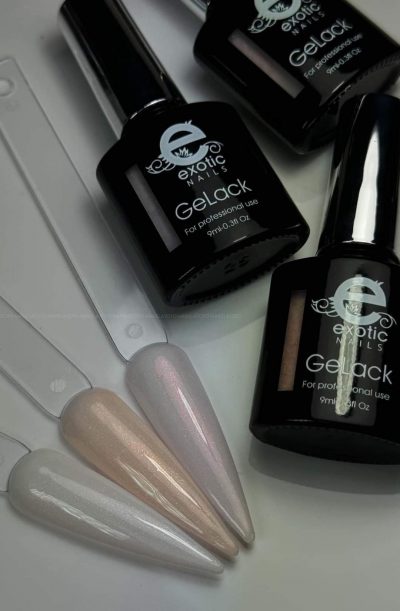 Gama Gelack Tricolor Exotic Nails Milky Shimmer - Imagen 4