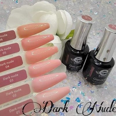 Gama Gelack Exotic Nails 6 tonos Dark Nudes 9ml
