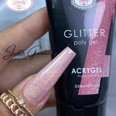Polygel Lovely Nails Glitter