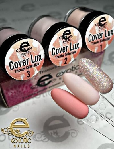 Coleccion Exotic Nails Tricolor Cover Lux