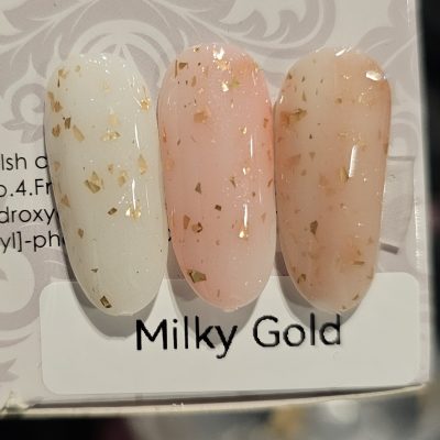 Gama Gelack Tricolor Exotic Nails Milky gold