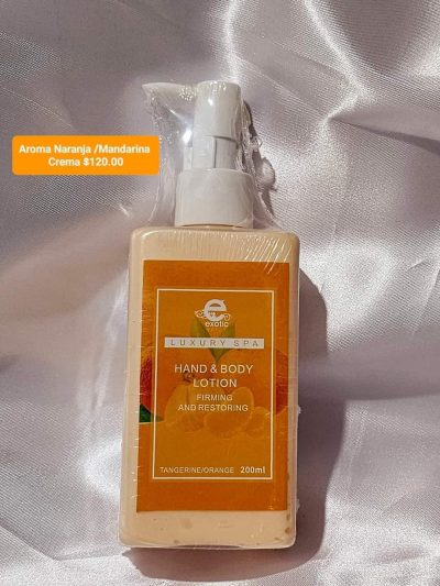 Luxury Spa Exotic Nails Crema humectante Naranja /mandarina