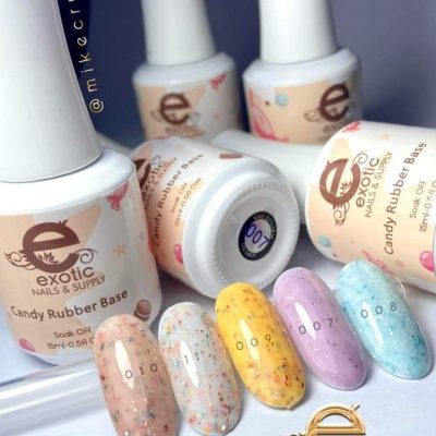 Rubber Base Exotic Nails Candy #11