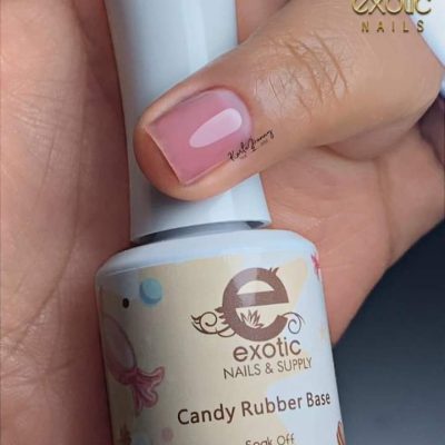 Rubber Base Exotic Nails Candy #4