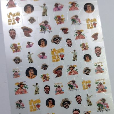 Stiker Lovely nails Bad Bunny1