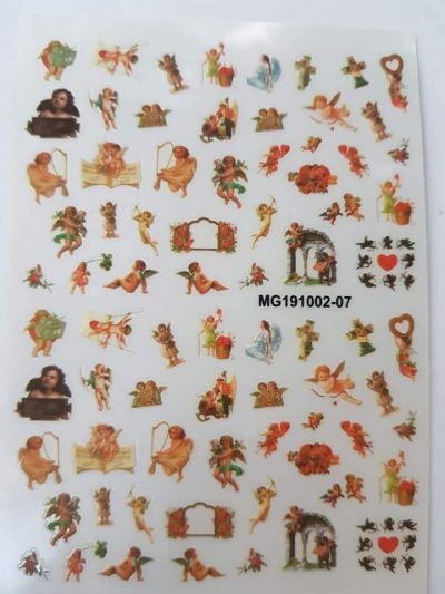 Stiker Lovely Nails Angel 2