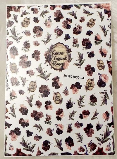 Stiker Exotic Nails Vintage