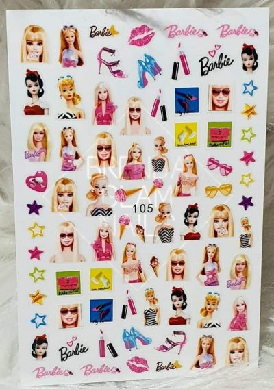Stiker Barbie 7