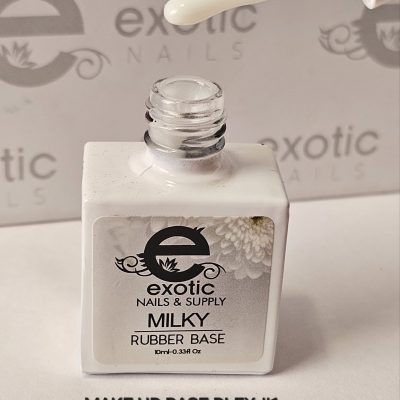 Rubber Base Exotic Nails Milky #01 Blanco 10 ml
