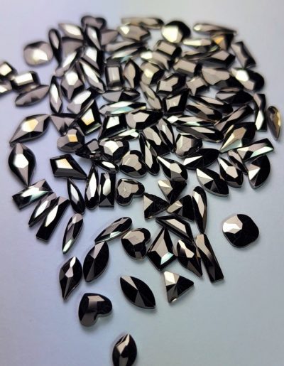 Cristal Mix Lovely Nails Negro Ab