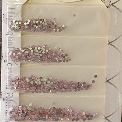 Blister Exotic Nails Cristal Mix Rosa Opal