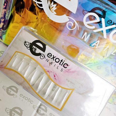 Tip soft gel Exotic Nails Coffin Cristal