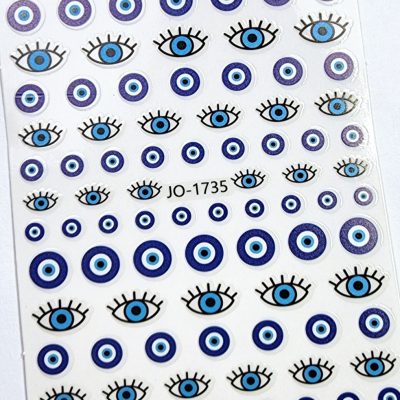 Stiker Lovely nails Ojo turco #6