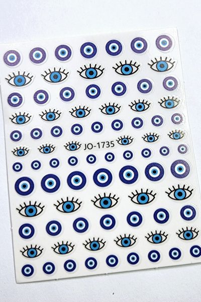 Stiker Lovely nails Ojo turco #6