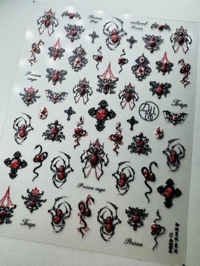 Stiker Lovely Nails Cazzu