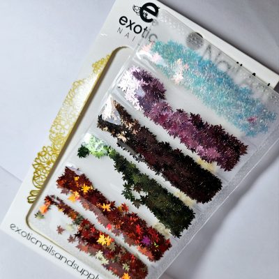 Blister Exotic Nails Otoño Hoja de arce #1