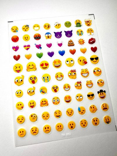 Stiker Lovely Nails Emoji