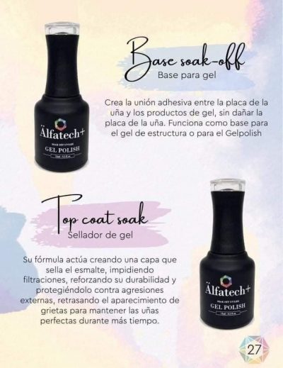 Base Coat 15 ml Alfatech - Imagen 2