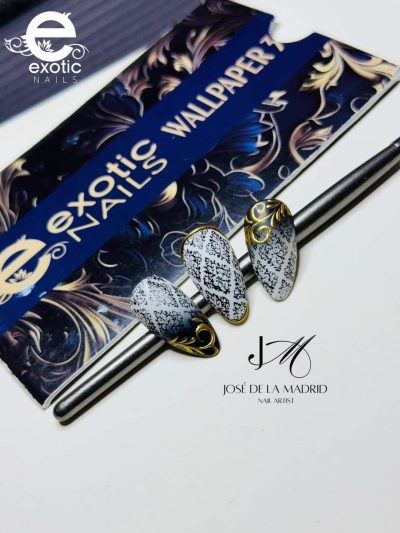 Placa para stamping Exotic nails wall paper #3