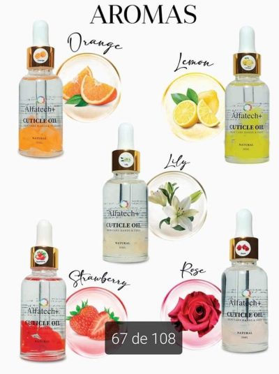 Aceite de cuticula Alfatech Strawberry 30 ml - Imagen 2