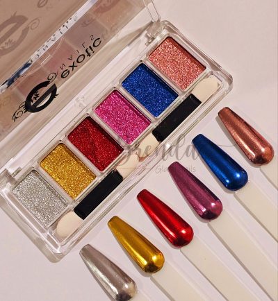 Paleta de Efectos Espejo Exotic Nails